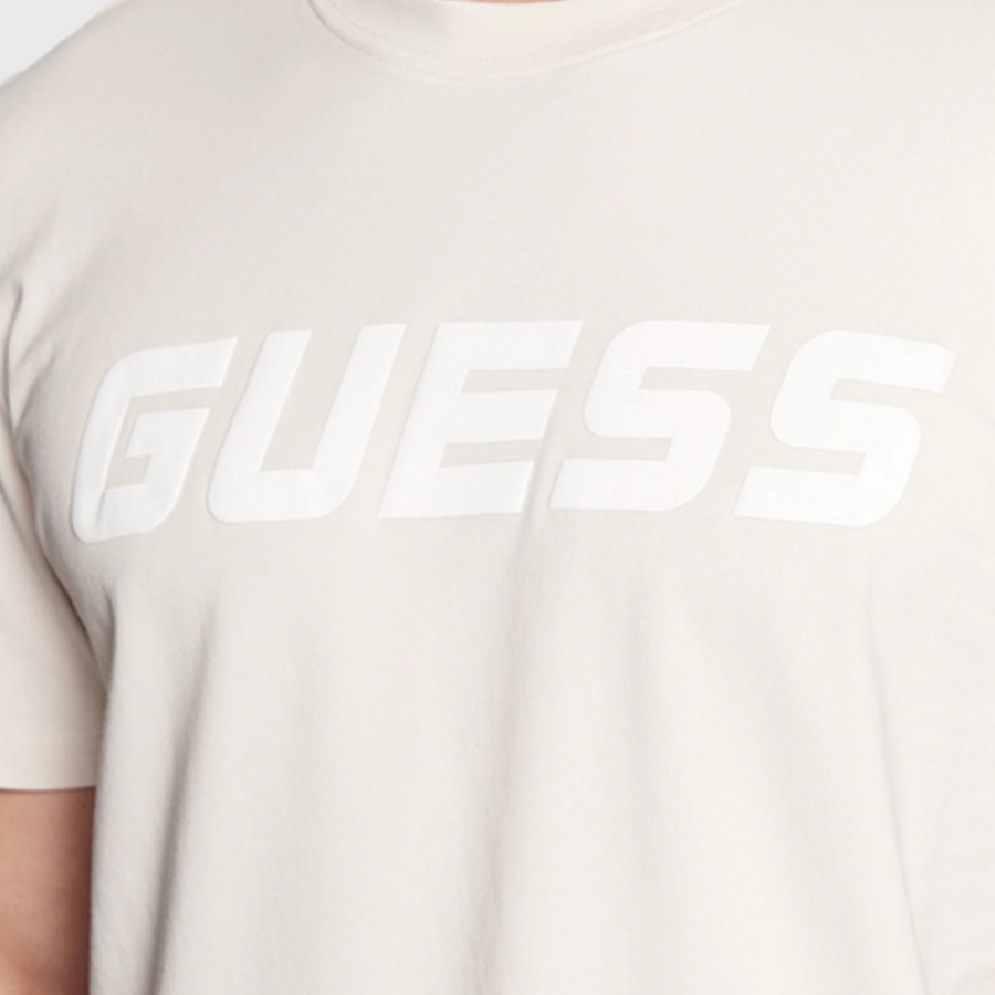 T-Shirt Męski GUESS Logo Z3RI05.J1314 Beżowy