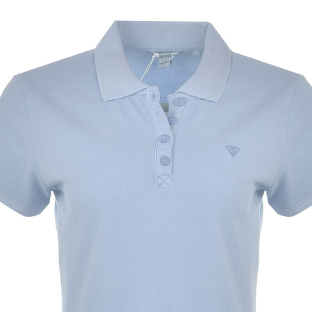 Polo GUESS Logo Pique W1YP38 RAQS0 Slim Fit