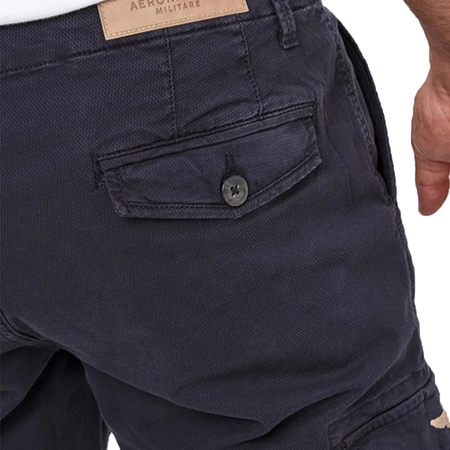 Spodnie Aeronautica Militare 241PA1580CT3253 Granatowe