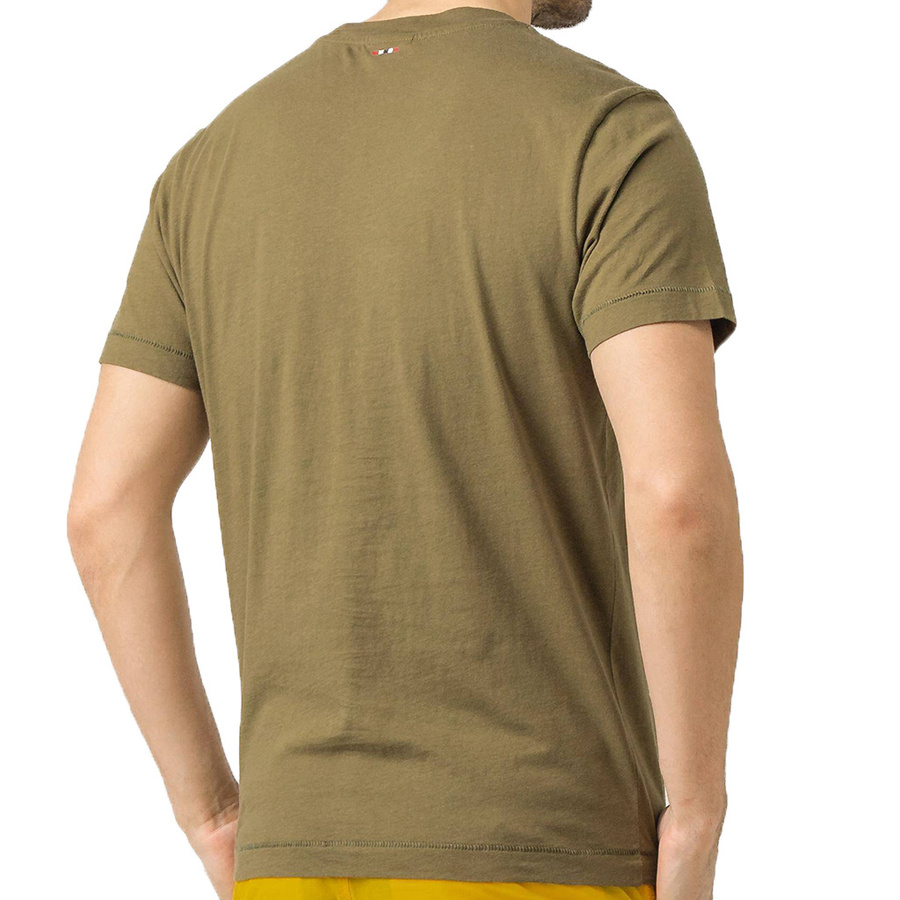 T-shirt Męski NAPAPIJRI N0YIJ9 Regular Fit Khaki