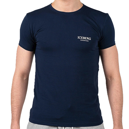 T-shirt Męski ICEBERG ICE1UTS01 Granatowy