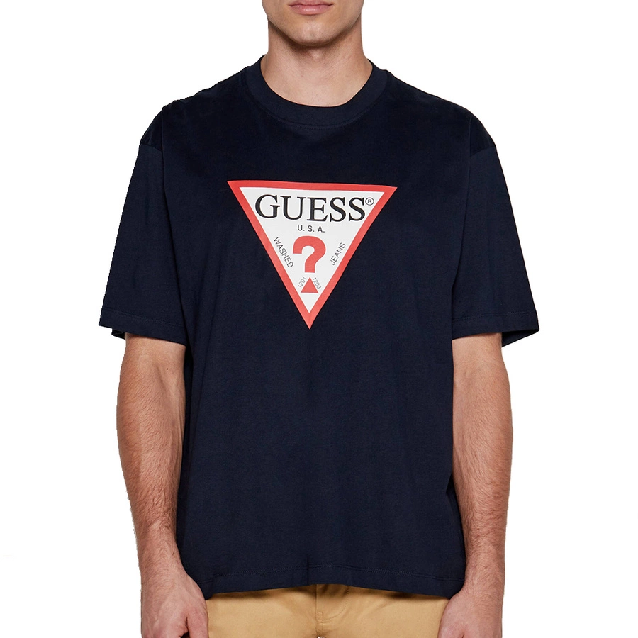 T-shirt Męski GUESS M4YI45 K8FQ4 Oversize