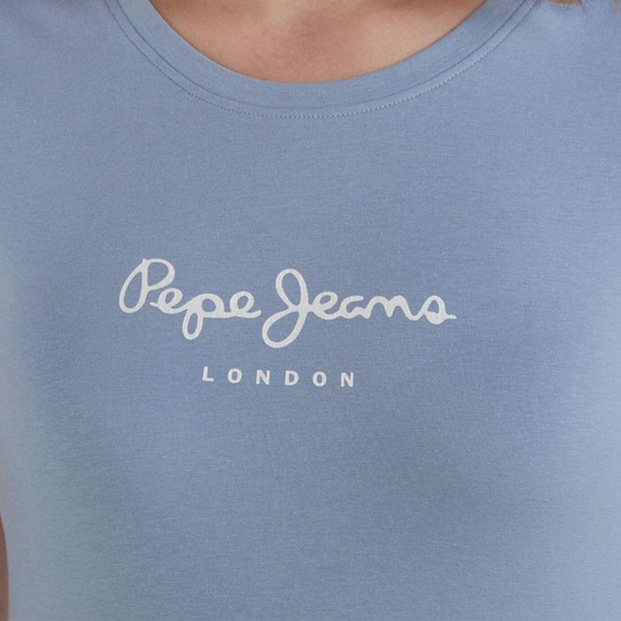 T-shirt PEPE JEANS New Virginia PL505202 Niebieski