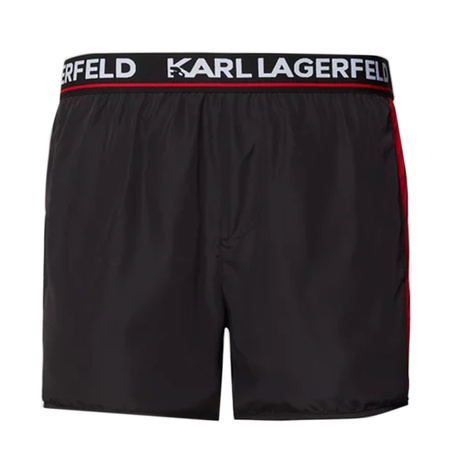 Szorty Kąpielowe KARL LAGERFELD KL22MBS07 Czarny