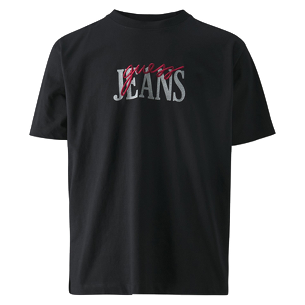 T-shirt Męski GUESS G8522O008-Q11 Oversize Czarny