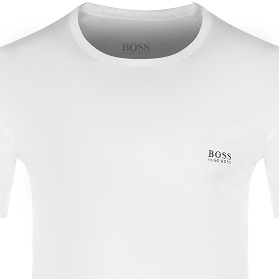 T-shirt Meski HUGO BOSS 50325887 Bialy Regular Fit