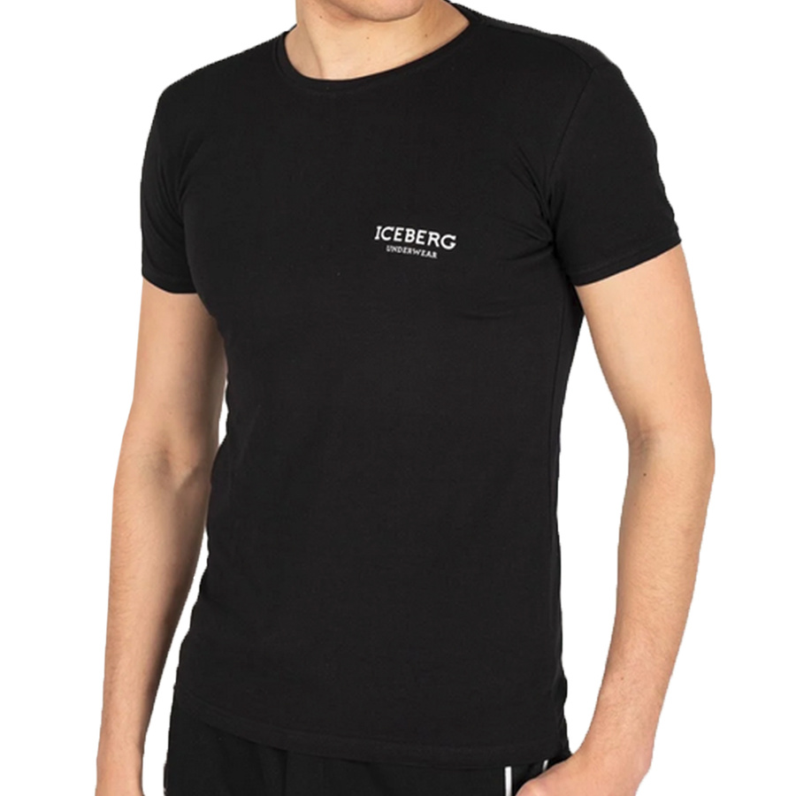 T-shirt Męski ICEBERG ICE1UTS01 Czarny