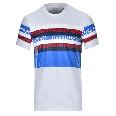 T-Shirt Męski GUESS Logo M0BI71 I3Z11 Biały
