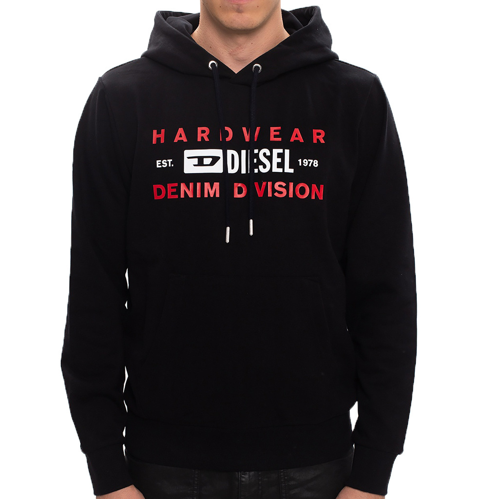Bluza Męska DIESEL Girk A00325 0HAYT Czarna 