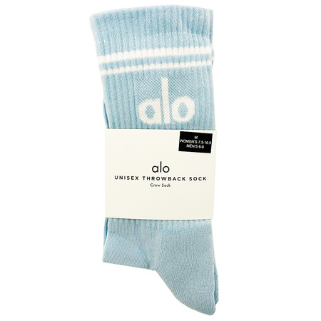 Skarpety ALO YOGA A0357U UNISEX Błękitne