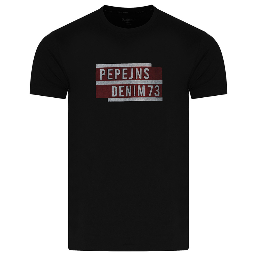 T-shirt Męski PEPE JEANS Oldwive PM508942 Czarny