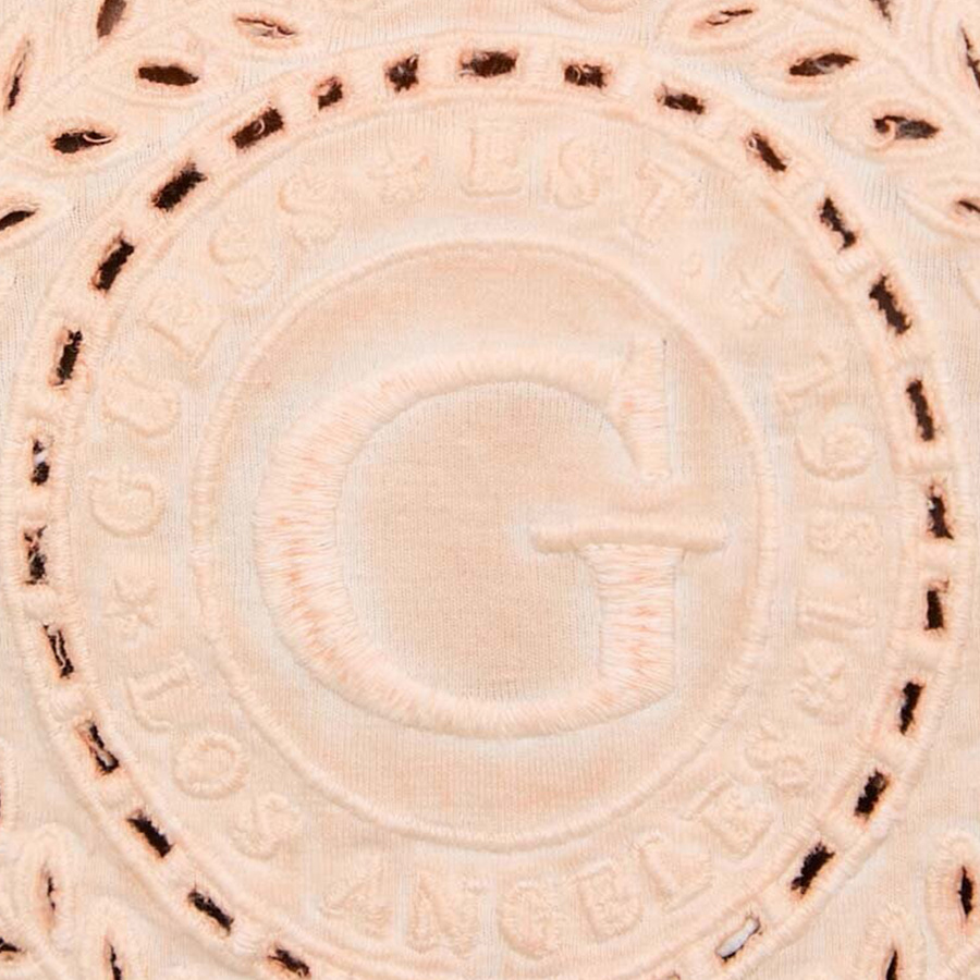 T-shirt Damski GUESS Logo W4GI36 KA0Q1 Pomarańczowy