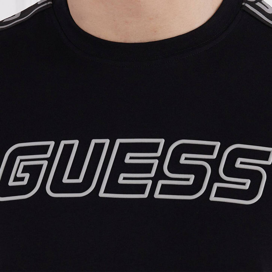 T-Shirt Męski GUESS Arlo Z4GI18 J1314 Czarny