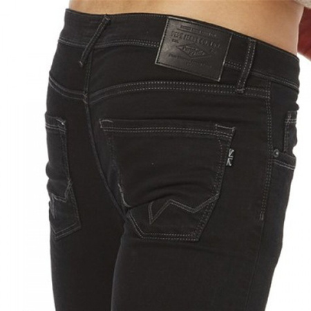 JEANSY PEPE JEANS MANERO DENIM CZARNE MĘSKIE SLIM