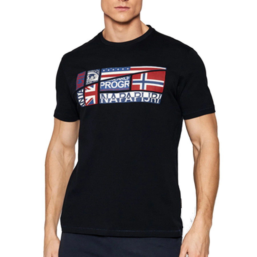 NAPAPIJRI T-Shirt S-Turin NP0A4G34 Granatowy