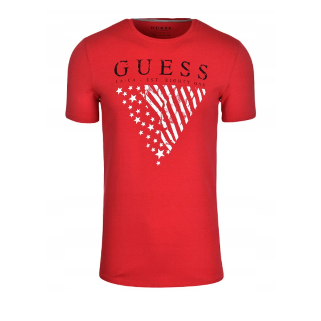 T-shirt GUESS M73I21J1300 Red