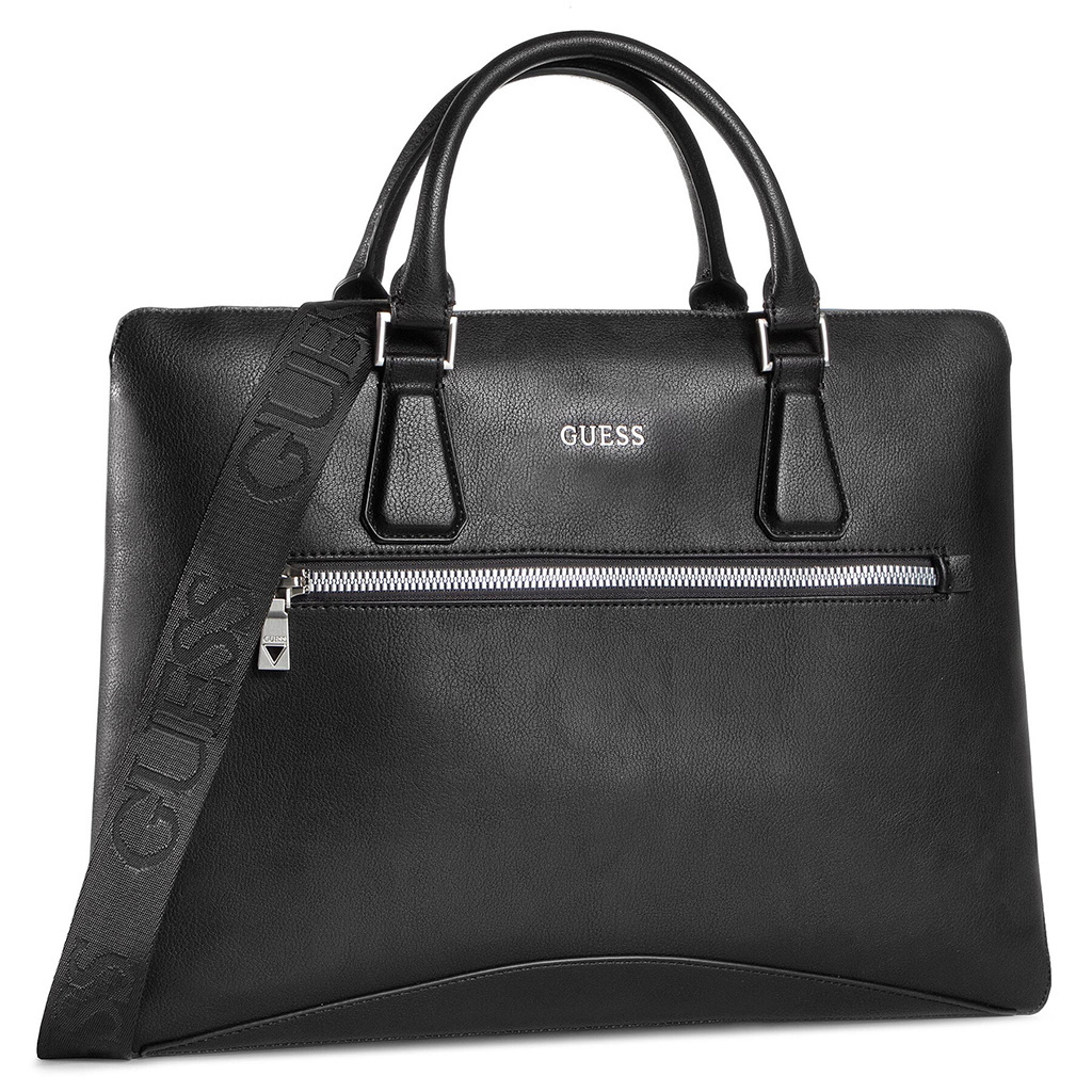 Torba Teczka GUESS HMSCAL P0414 Czarna