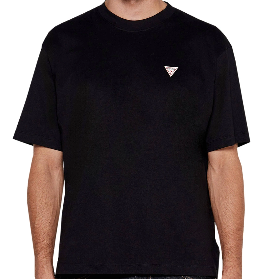 T-shirt GUESS Logo M4YI46 K8FQ4 Czarny Oversize