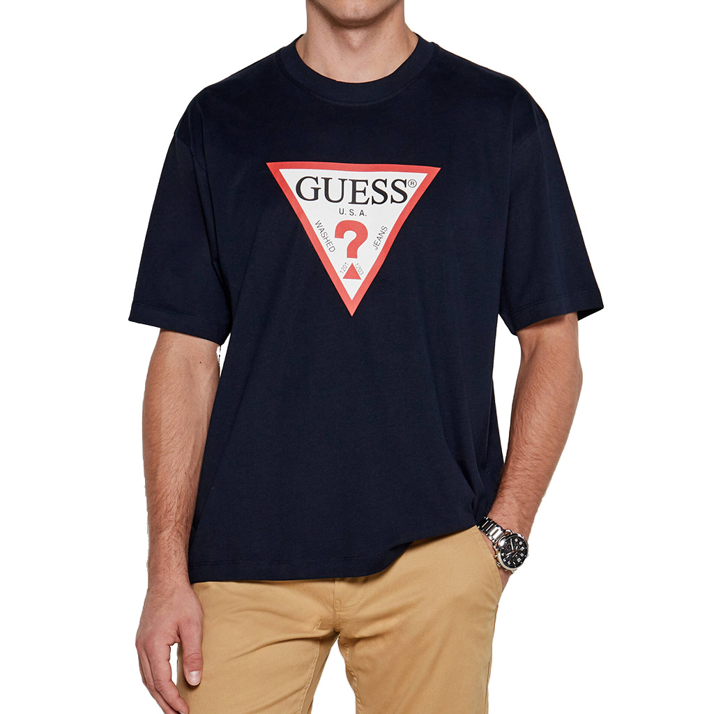 T-shirt Męski GUESS M4YI45 K8FQ4 Oversize
