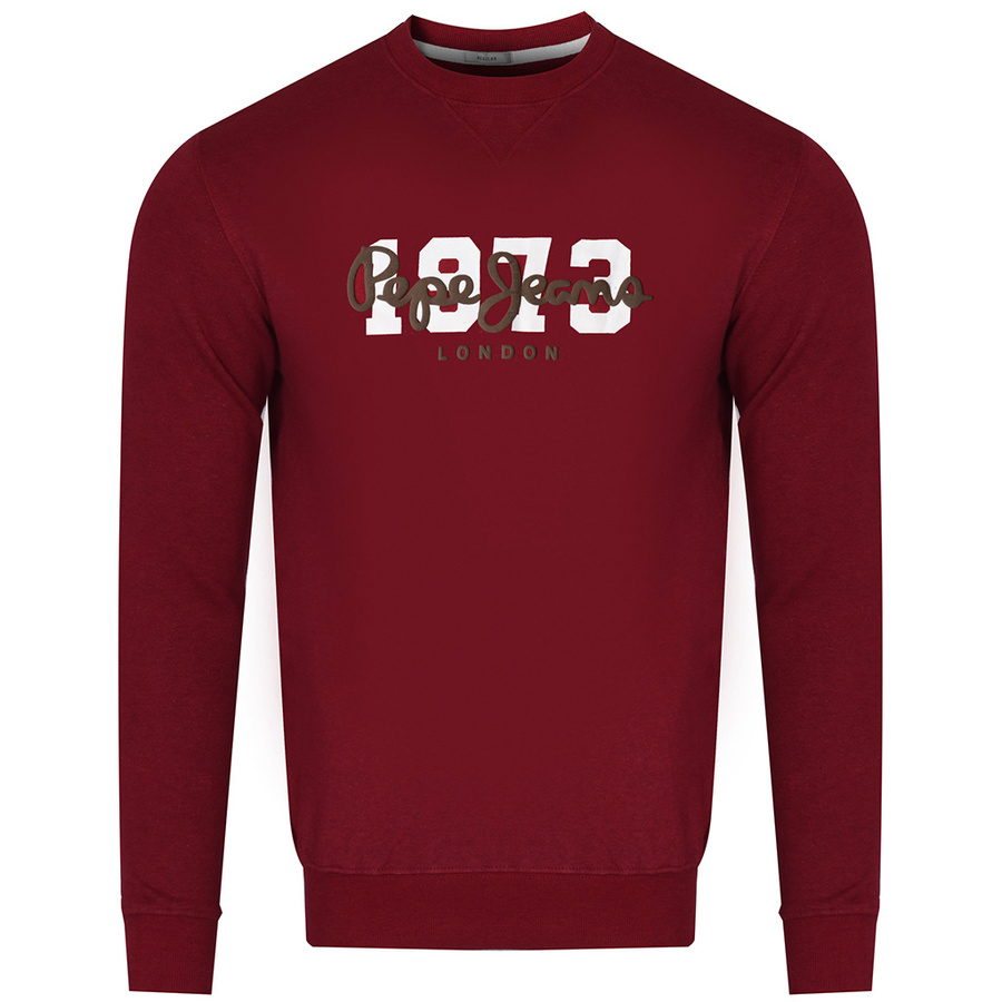 Bluza Męska PEPE JEANS Waddon PM508948 Bordowa