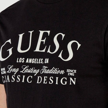 T-Shirt Męski GUESS M5RI43 K9RM1 Czarny
