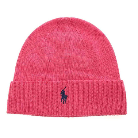 Czapka Welniana POLO RALPH LAUREN 710761415 Rozowa