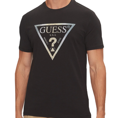 T-Shirt Męski GUESS Logo M4BI35 J1314 Czarny