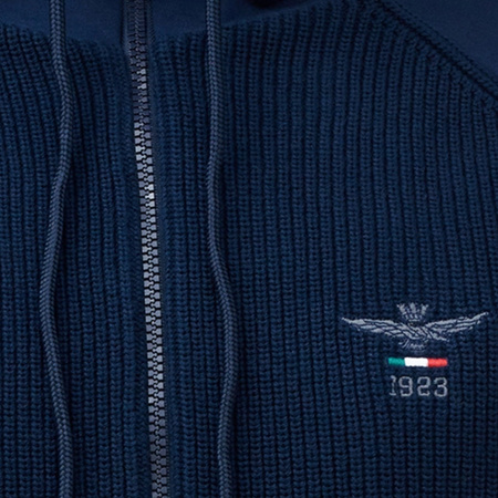 Sweter Męski AERONAUTICA MILITARE 242AM1369L529 Granatowy