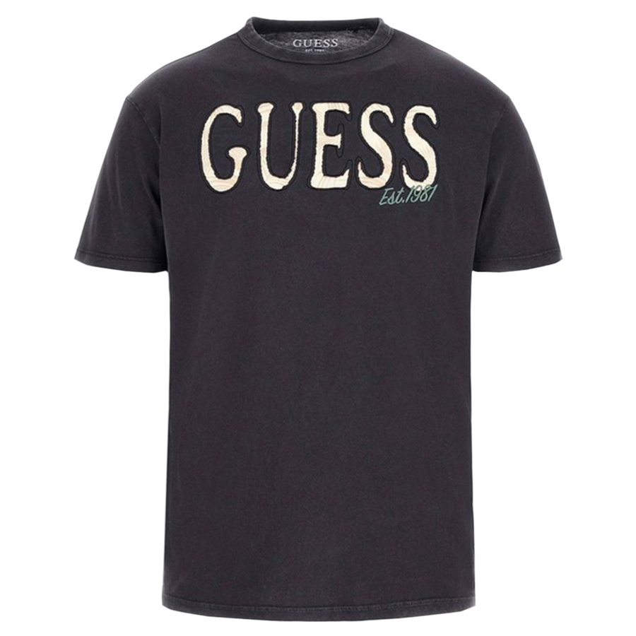 T-shirt Męski GUESS Logo M1RI37 13Z11 Czarny