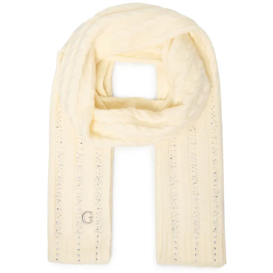 Szalik Damski GUESS AW5384 POL03 Biały