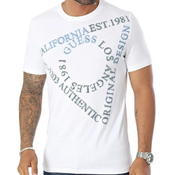 T-Shirt Męski GUESS Logo M3BI13 I3Z14 Biały