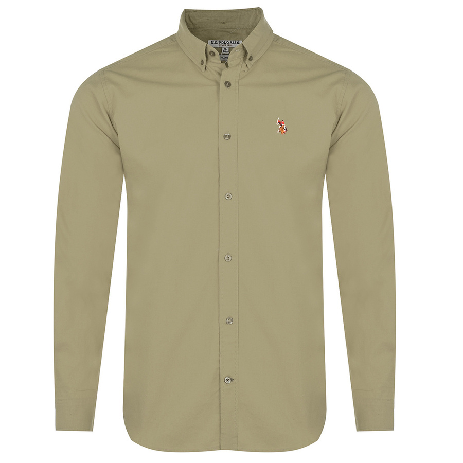 Koszula Męska U.S. POLO ASSN. US16038 Zielony