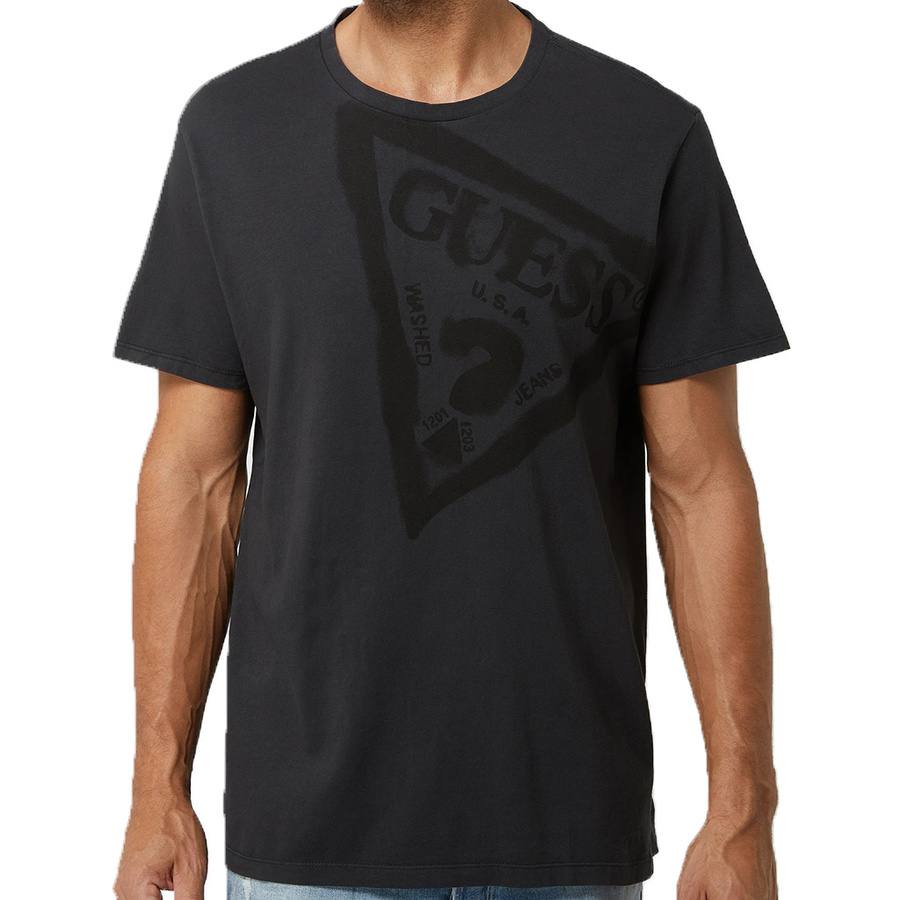 T-Shirt Męski GUESS M1YI85 K8FQ1 Grafitowy