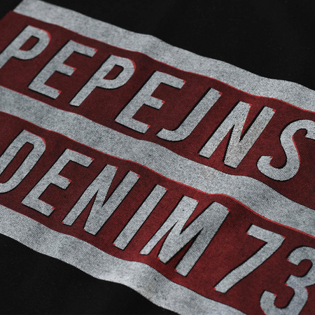 T-shirt Męski PEPE JEANS Oldwive PM508942 Czarny