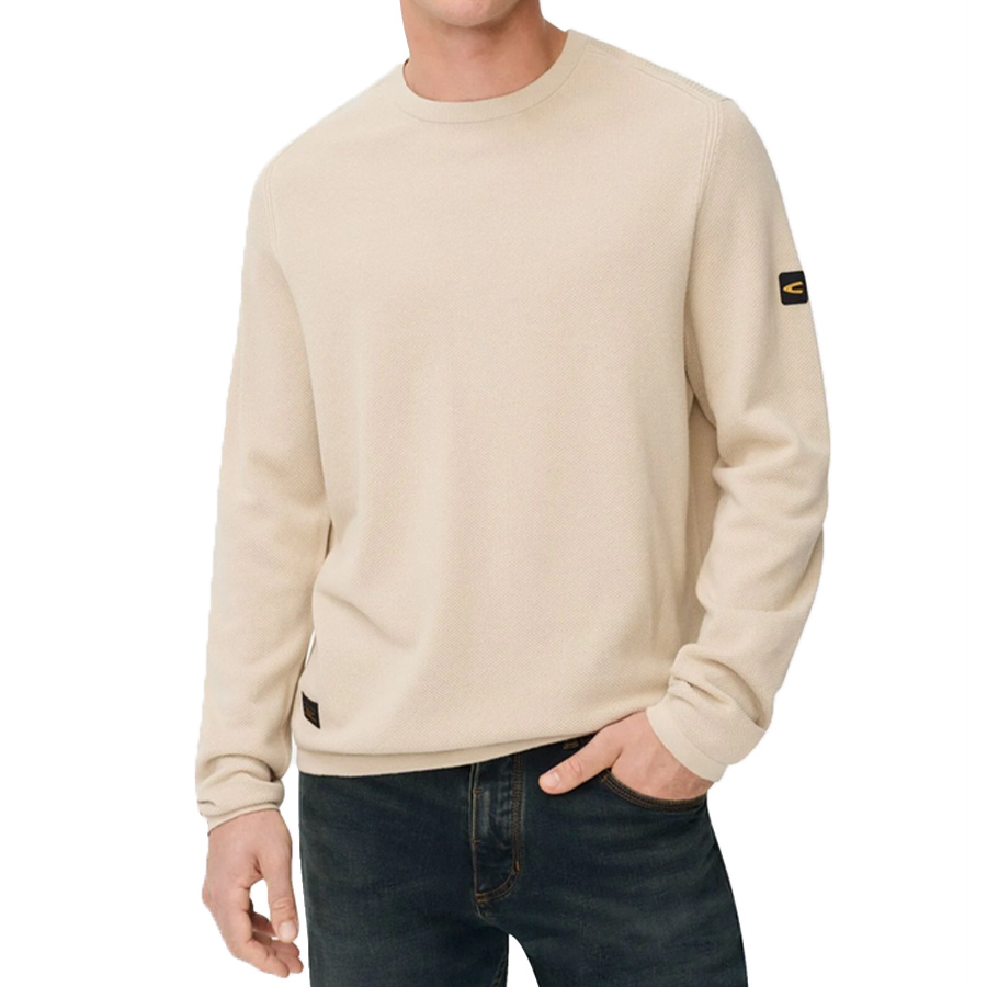 Sweter CAMEL ACTIVE 409500-6K00-11 BEŻOWY