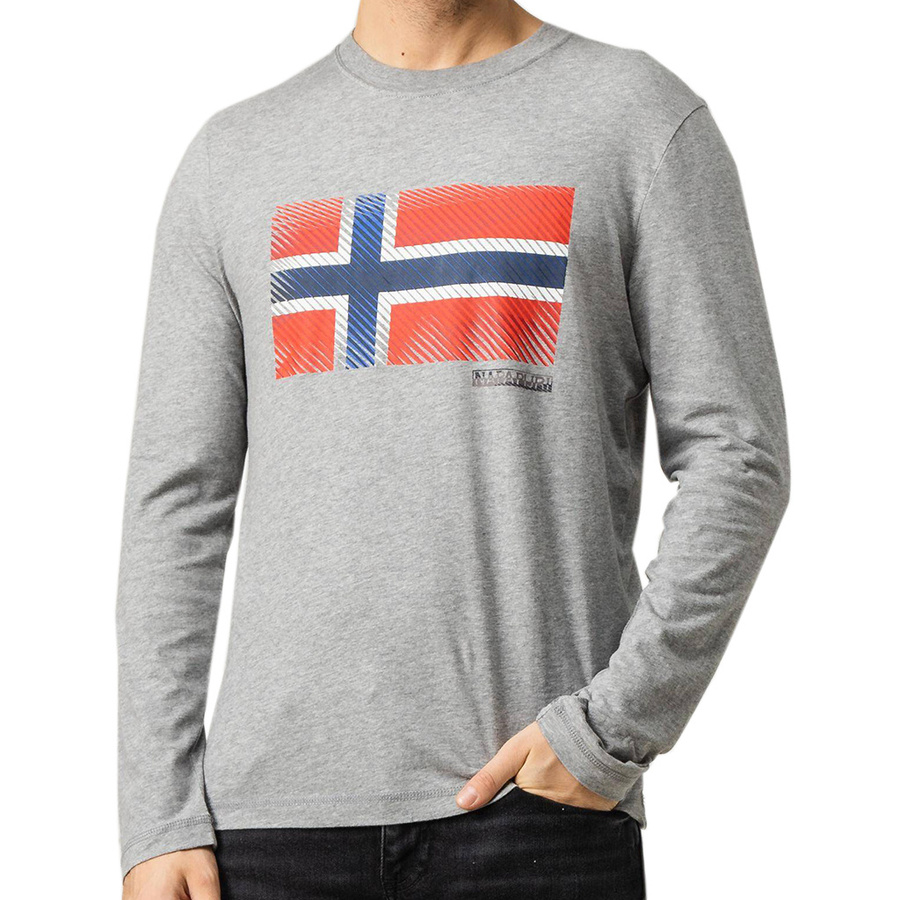 Longsleeve Męski NAPAPIJRI SIBU LS NP000IX1 Szara
