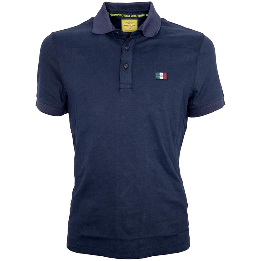 Koszulka Polo Aeronautica Militare 231PO1685J602 Granatowa