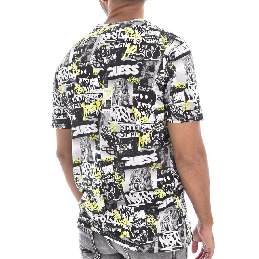 T-Shirt GUESS M2BI68 K9RM4 Szary Regular Fit