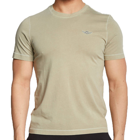 T-shirt Męski Aeronautica Militare 221TS1937J546 Zielony