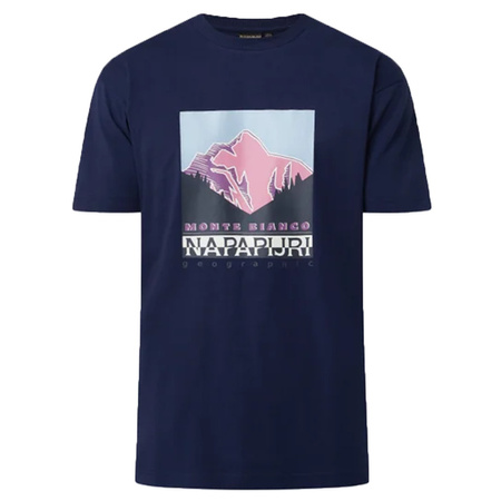 T-Shirt NAPAPIJRI Quintino NP0A4G6E Granatowy