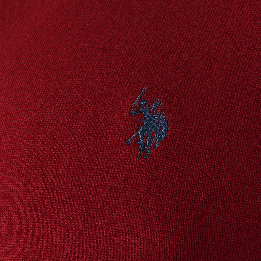 Sweter U.S. POLO ASSN. 64858 51958 Bordowy
