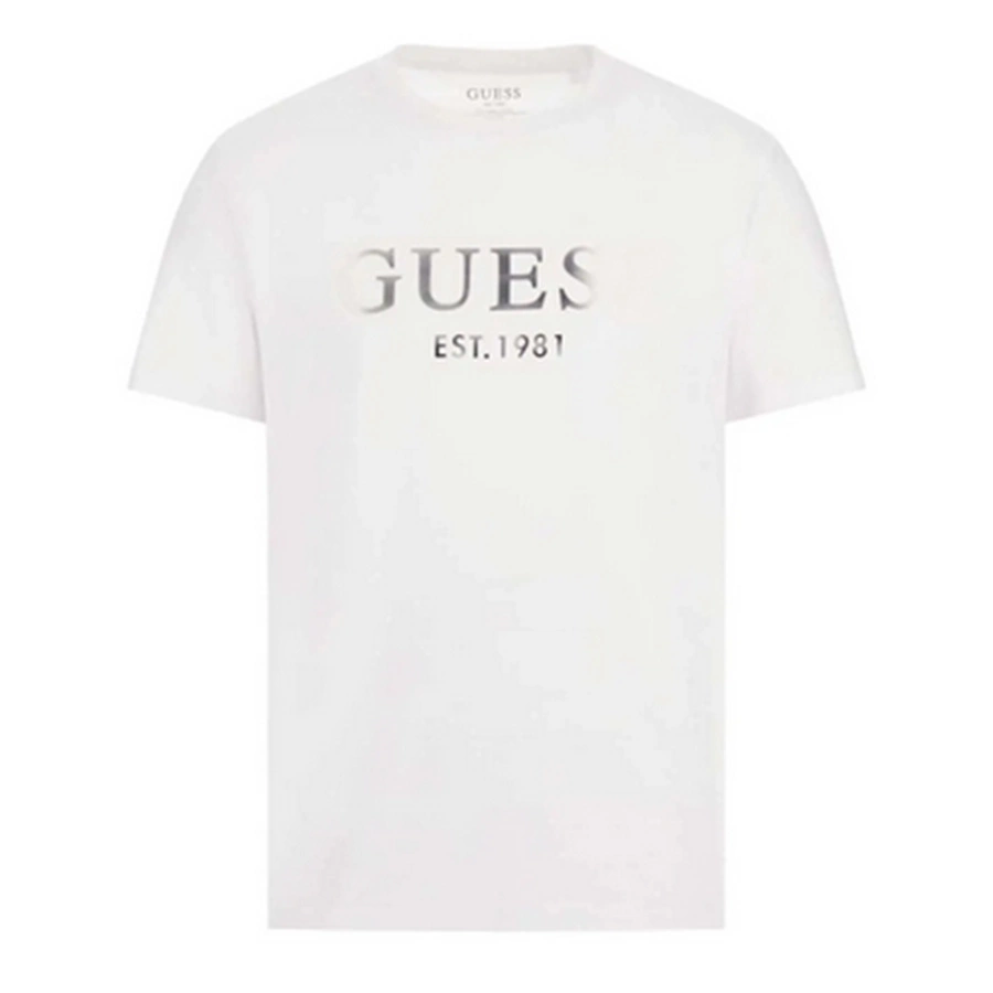 T-shirt Męski GUESS M5RI12 J1314 Biały