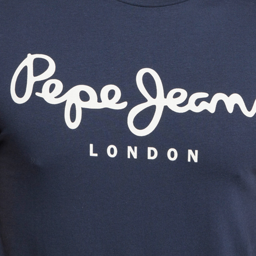 T-shirt Męski PEPE JEANS PM508210 Granatowy