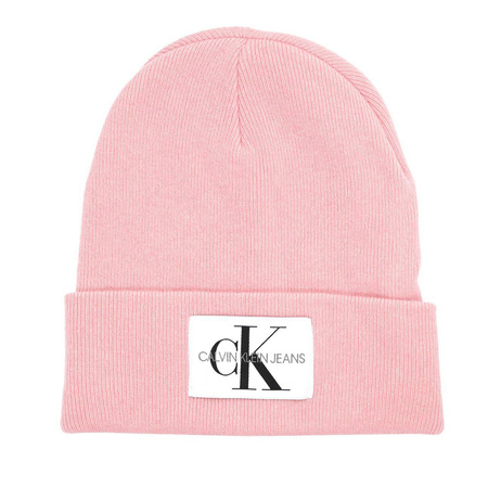 Czapka CALVIN KLEIN JEANS Beanie K60K604780 Różowa