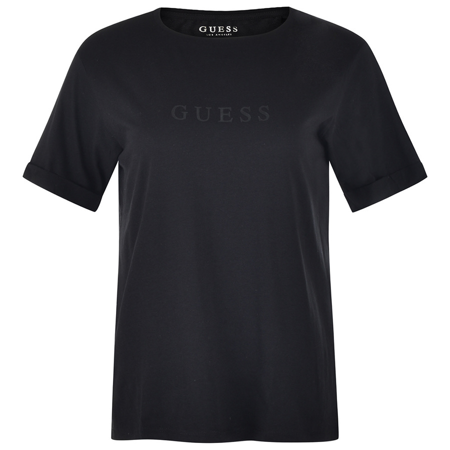 T-shirt Damski GUESS Q2GII3 KB6N1 Czarny