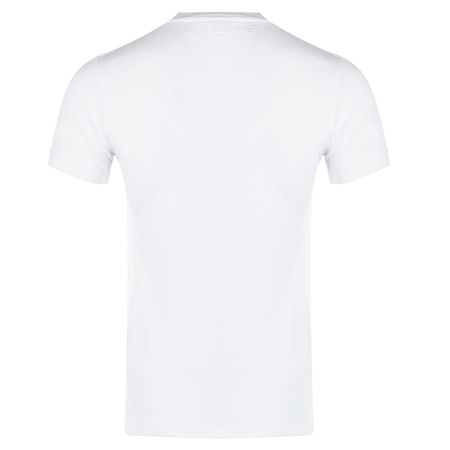 T-Shirt Męski KARL LAGERFELD 755091 511224 Biały