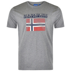 Napapijri T-Shirt Meski NP0A4F7C0021 Szary