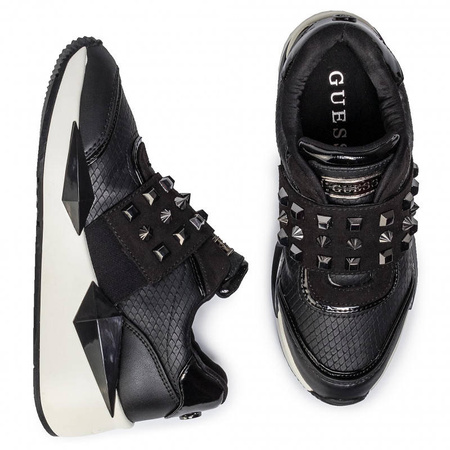 Sneakersy Damskie GUESS Tinsel FL8TIL ELE12 BLACK
