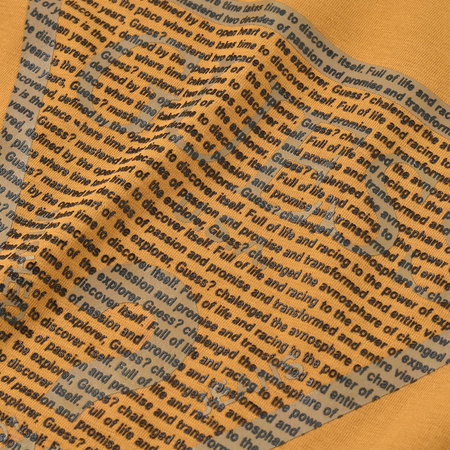 T-Shirt Męski GUESS Logo M1RI28 J1311 Bursztynowy