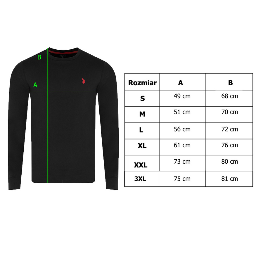 Longsleeve U.S. POLO ASSN. 11C022 98826 Zielony